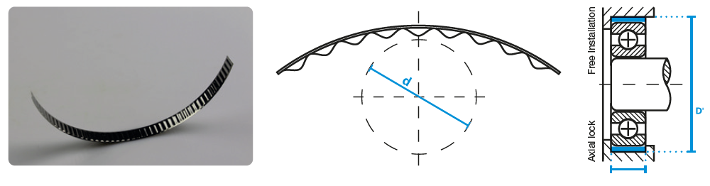 톨러런스링 AL 타입 단면도