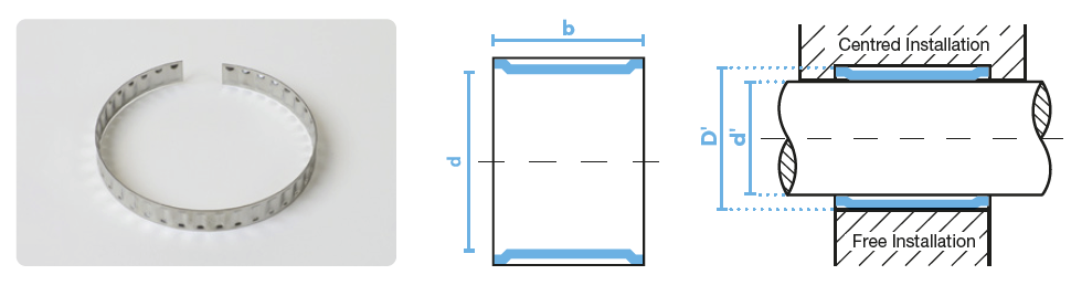 톨러런스링 AN 타입 단면도