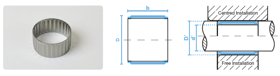 톨러런스링 BN 타입 단면도