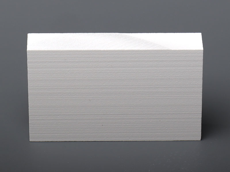 FBD 이트리아 안정화 지르코니아 보드 실물 사진 — 밀도 1.4 g/cm³, 연속 2000℃