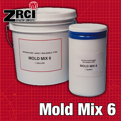 ZRCI Mold Mix 6 내화 몰딩 컴파운드 유리 청동 캐스팅 몰드 페이스트