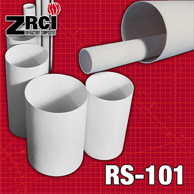 ZRCI RS-101 알루미나 내화 실린더 1260도